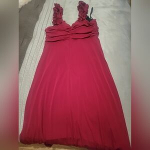 Womens Red Valerie Bertinelli Dress